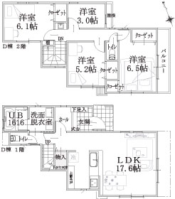 D棟建物平面図