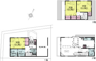 A棟建物平面図