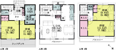 A棟建物平面図