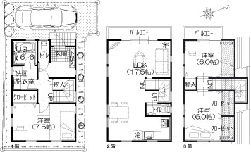 C棟建物平面図