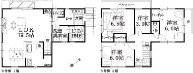 6号棟建物平面図