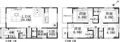 5号棟建物平面図