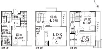 D棟建物平面図