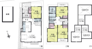 A棟建物平面図