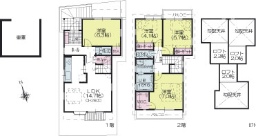 B棟建物平面図