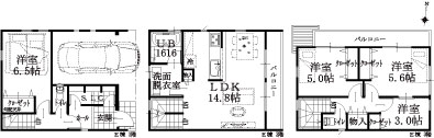 E棟建物平面図