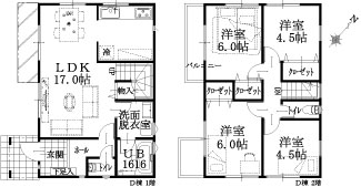 D棟建物平面図