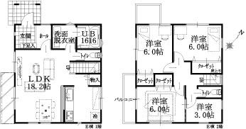 E棟建物平面図