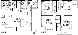 G棟建物平面図