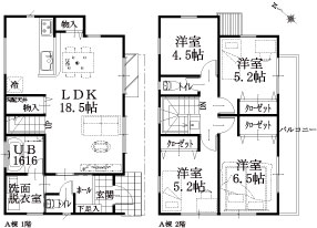 9棟 A棟建物平面図