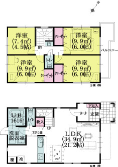 A棟平面図