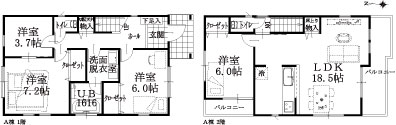 A棟建物平面図