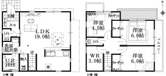 D棟建物平面図