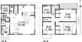 E棟建物平面図