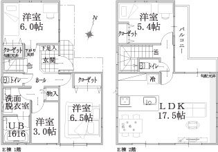 Ｅ棟建物平面図