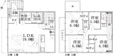 D棟建物平面図