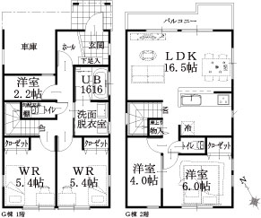 G棟建物平面図