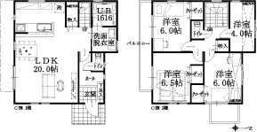 北側 C棟建物平面図