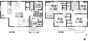 北側 G棟建物平面図