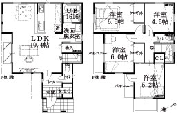 北側 F棟建物平面図