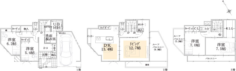建物参考平面図