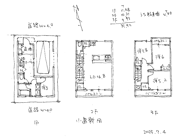 建物参考平面図